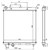 C3 радиатор охлажден at 1.4 (nissens) (ava) (см.каталог)